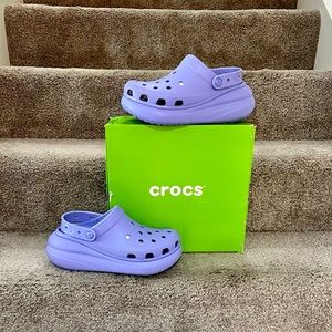 NWT Crocs Classic Crush Clog - Digital Violet - m6/w8